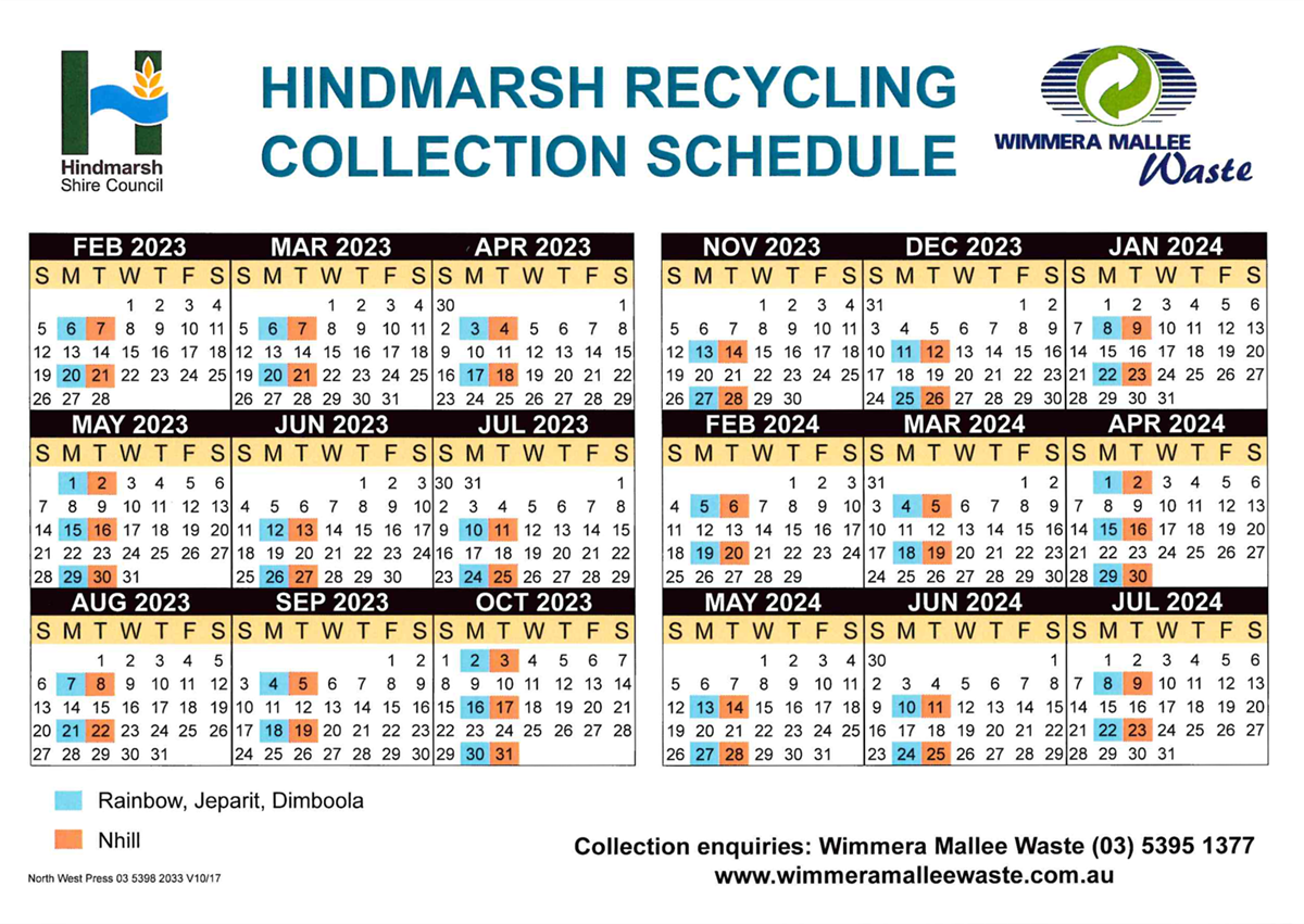 Hindmarsh Recycling Collection Scheduled Feb 2023 to July 2024.png