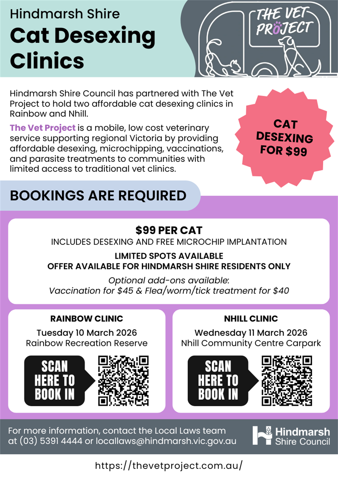 The Vet Project Cat Desexing Program Poster.png