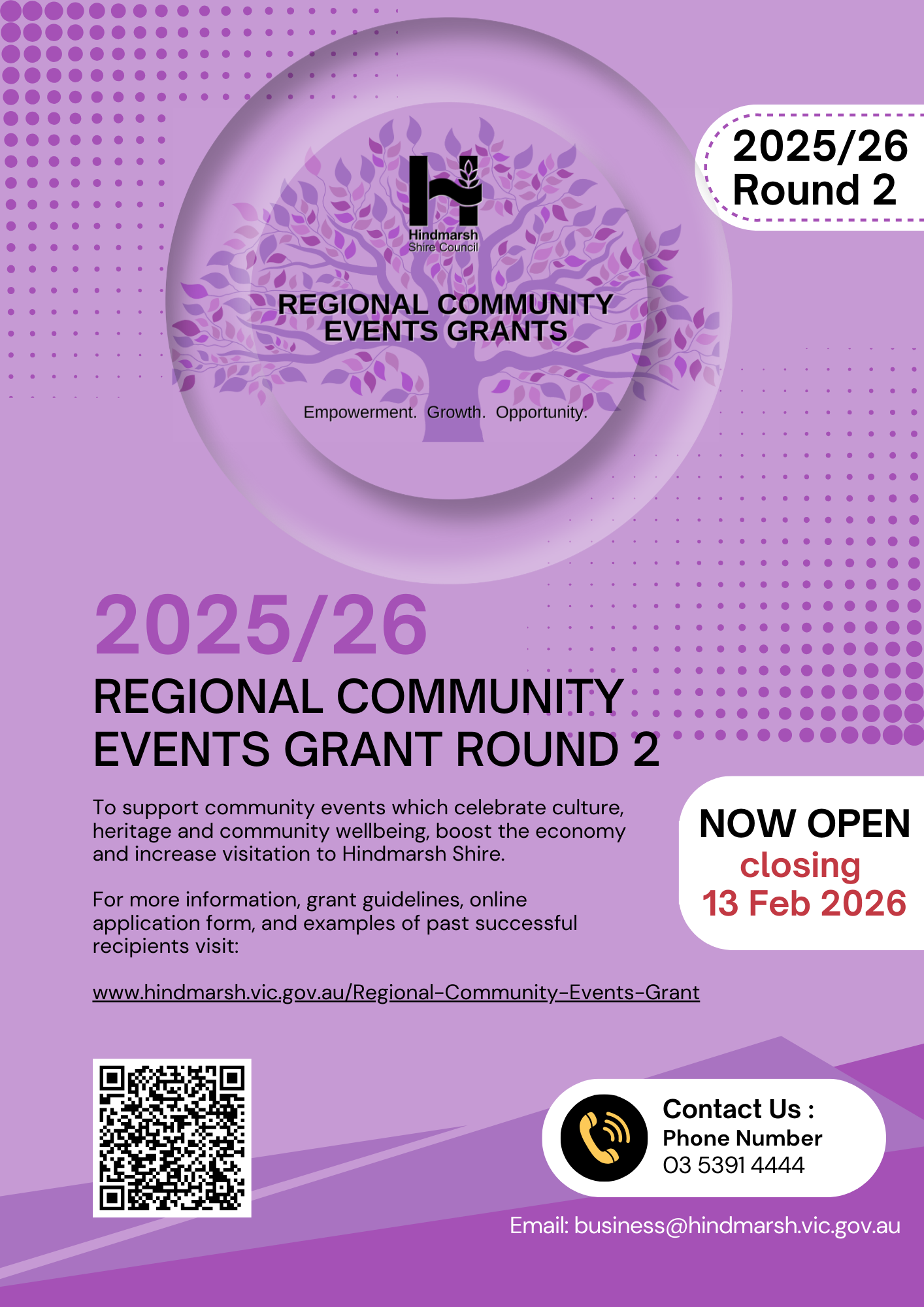 Regional Community Events Grant poster.png