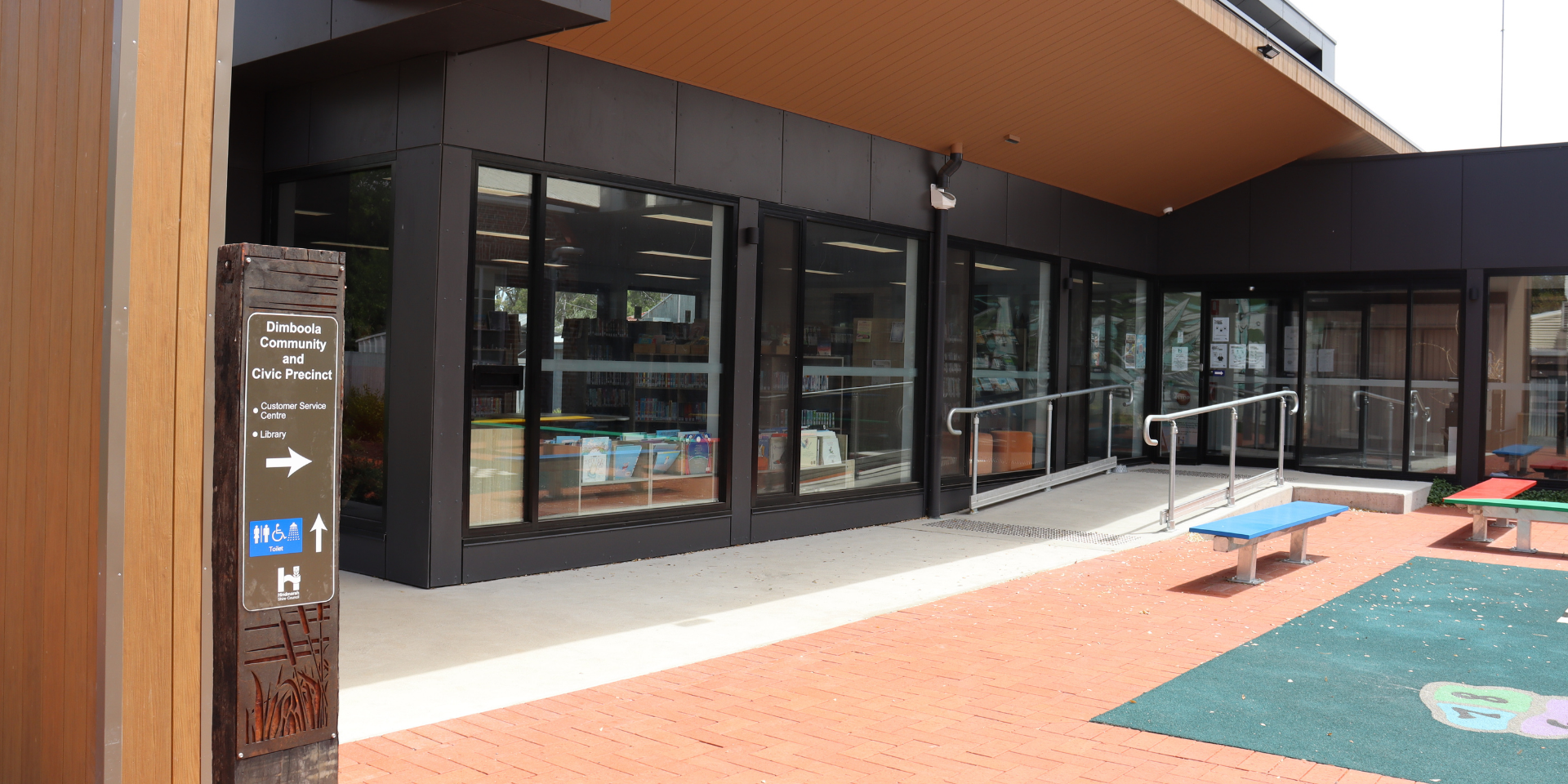 Dimboola Library Entrance